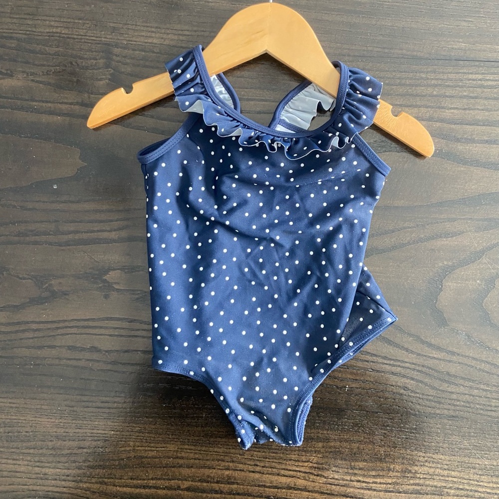 H&M Polka Dot Ruffle Swim Baby Girl